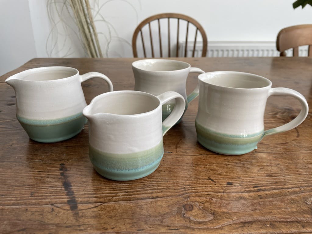 Simple jugs and mugs