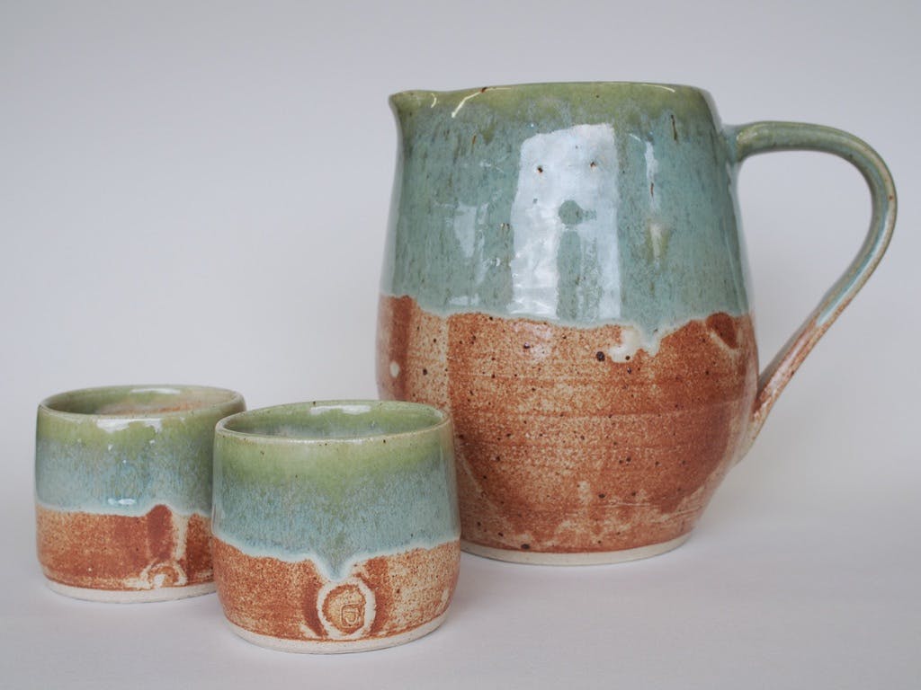 Jug and cups
