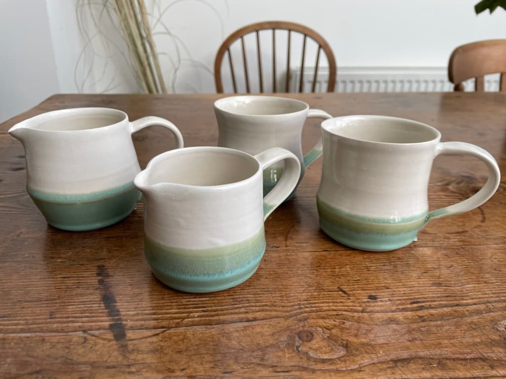 Simple jugs and mugs