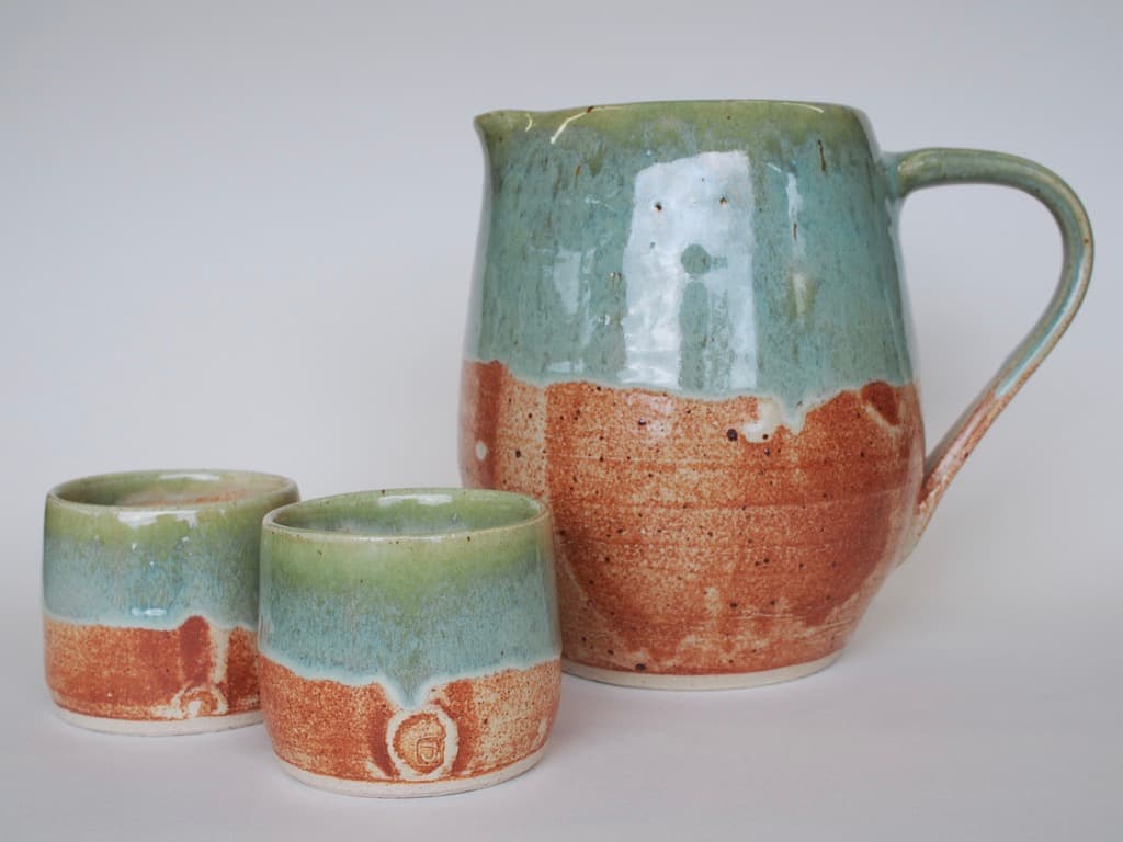 Rustic Jug and Cups